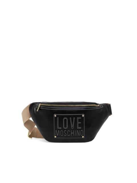 Moschino logo-detail zip belt bag