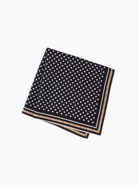 Miu Miu Printed twill scarf