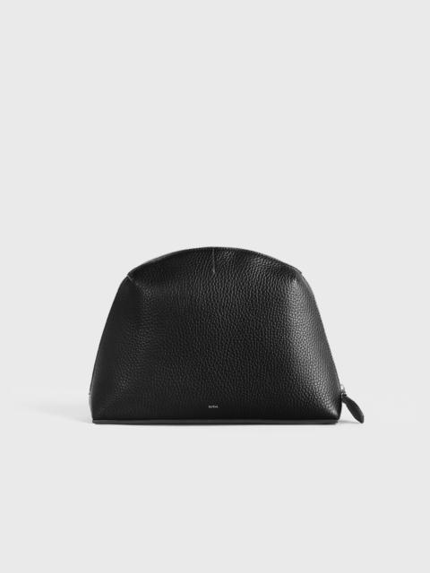 TOTEME Medium grained-leather day pouch black