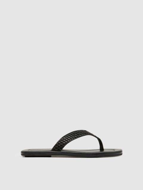 ST. AGNI Lattice Weave Thong - Black