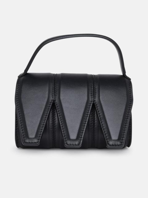 Three bag in black leather