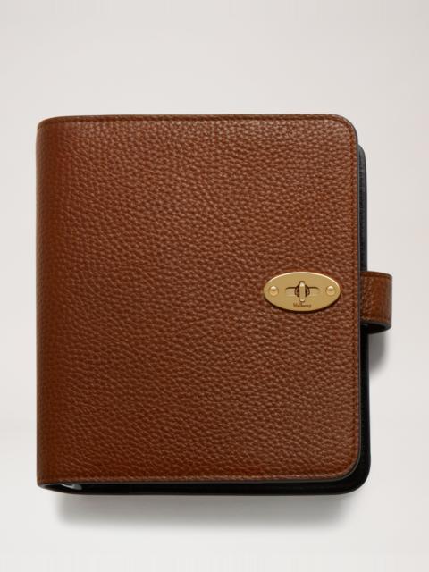 Mulberry Postman's Lock Agenda Oak Small Classic Grain