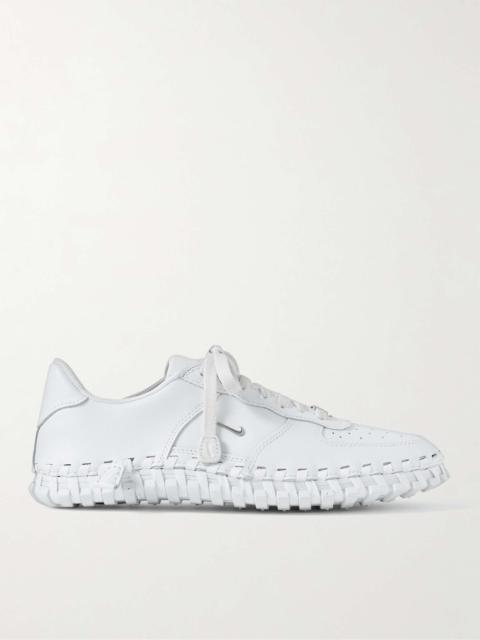 + Jacquemus J Force 1 Low LX SP Embellished Leather Sneakers