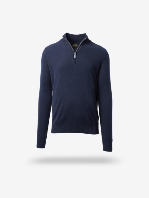 ALLEN EDMONDS Cashmere Quarter-zip Sweater
