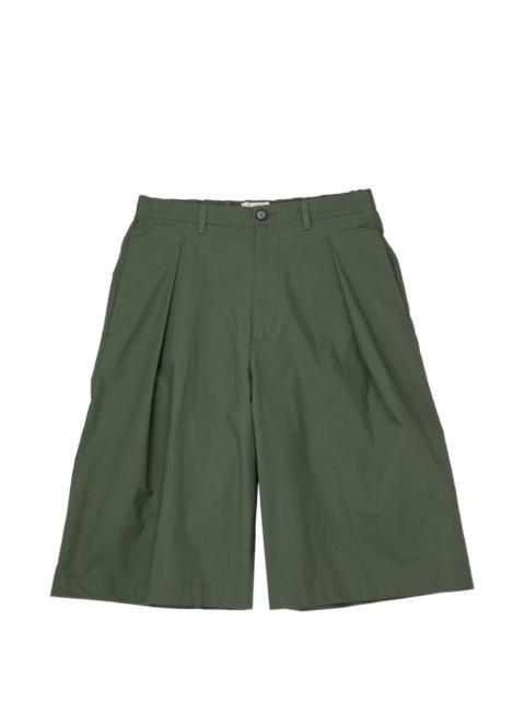 BARENA Amado Viano pleated bermudas