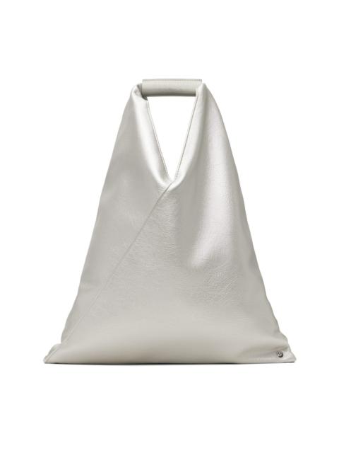 MM6 Maison Margiela Silver Small Triangle Tote