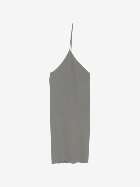Rick Owens asymmetric bias-cut dress