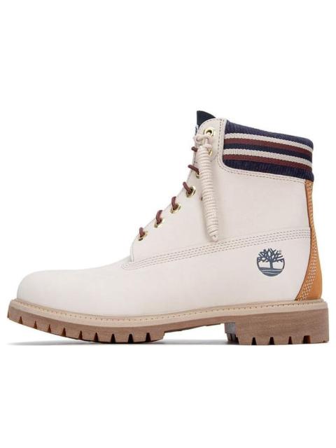 Timberland Timberland 6 Inch Waterproof Boot 'White Orange' A5ZY7F48