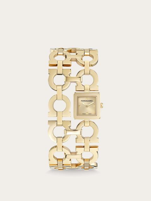 FERRAGAMO Double Gancini watch