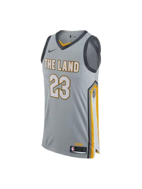 Nike Nike Nba Cleveland Cavaliers Lebron James City Edition Authentic Jersey Au Gray AH6048-007