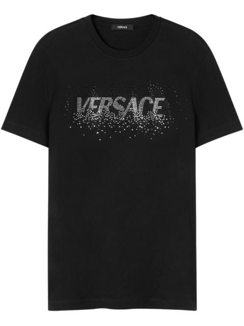 VERSACE crystal-embellished T-shirt