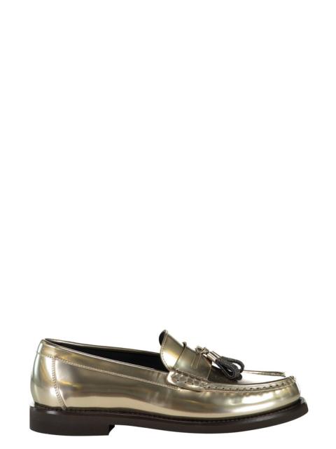 Brunello Cucinelli Metallic Sparkling Loafer