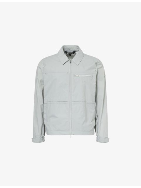 MOOSE KNUCKLES Topflight Zip-Up Woven Shirt Jacket