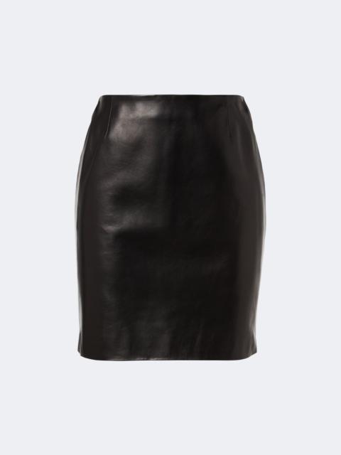 GUCCI Leather miniskirt