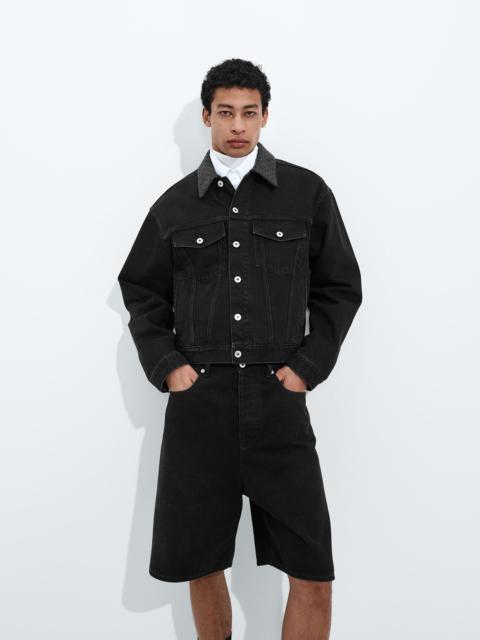 Bottega Veneta Faded Black Denim Jacket