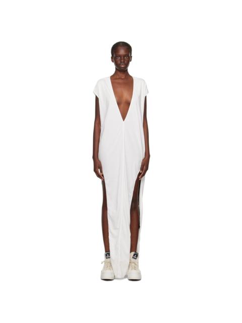 Rick Owens DRKSHDW Off-White Arrowhead Maxi Dress