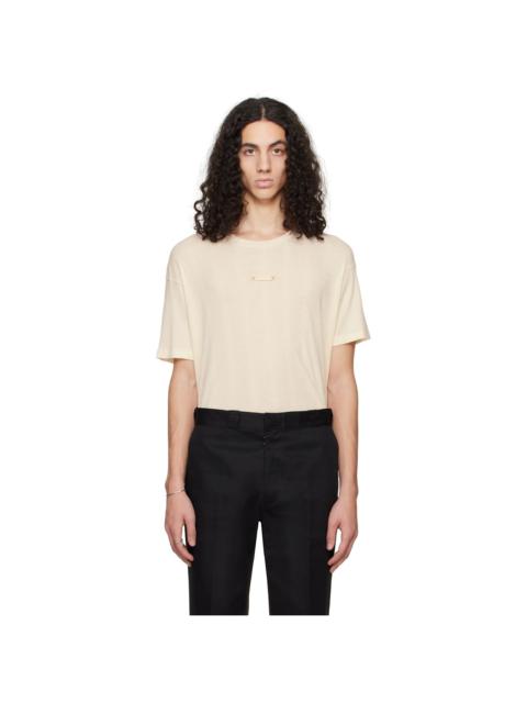 Maison Margiela Beige Patch T-shirt