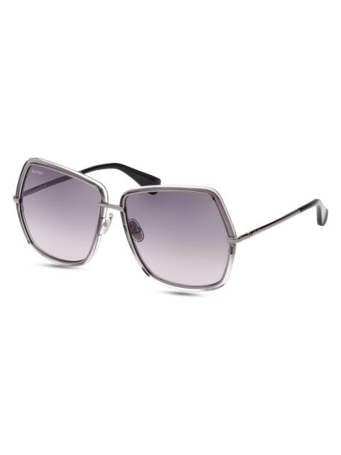 Max Mara Gradient 금속 나비 선글라스