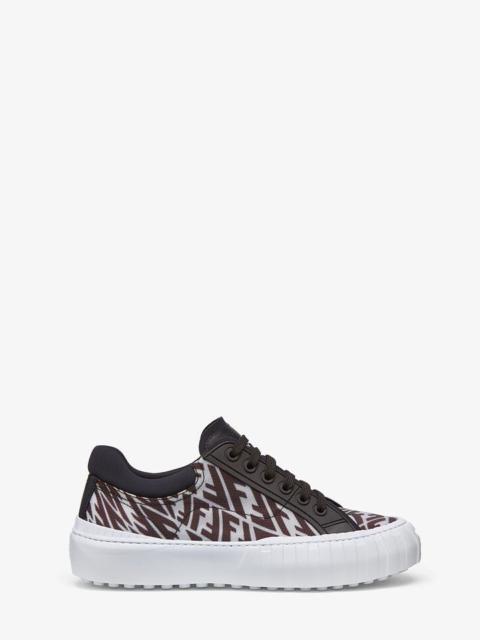 FENDI Transparent tech fabric low tops