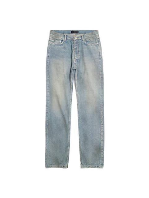 BALENCIAGA Men's Normal Fit Pants in Light Green