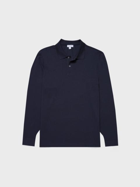 Long Sleeve Piqué Polo Shirt