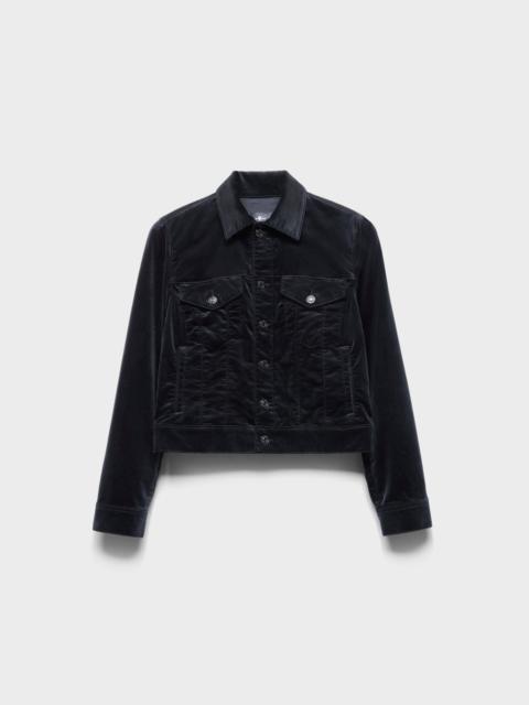 7 For All Mankind ADI TRUCKER JACKET in Velvet