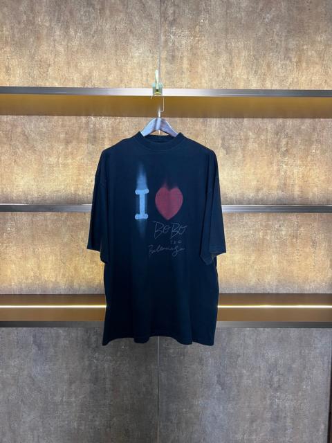BALENCIAGA Balenciaga Valentine's Day Short Sleeve Top