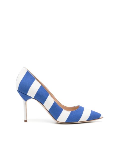 BB 85mm striped pumps