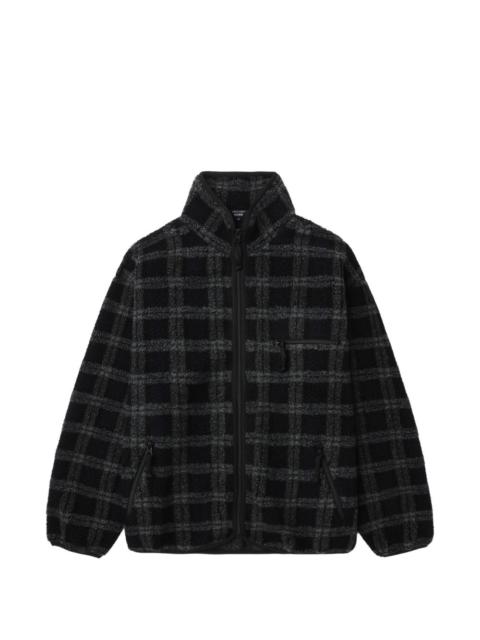 Comme des Garçons Homme zip-up checked overshirt