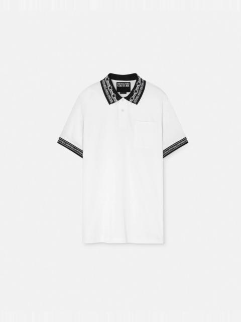 VERSACE JEANS COUTURE Chain Couture Regular-Fit Polo Shirt