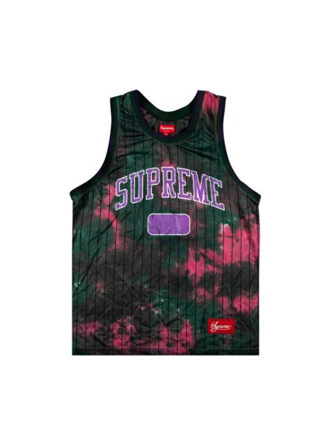 Supreme Dyed Basketball Jersey 'Green'