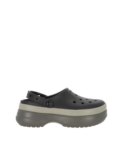 crocs slingback platform slip-on