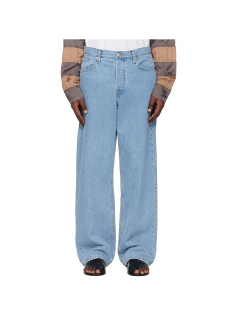 Dries Van Noten Blue Loose Fit Jeans