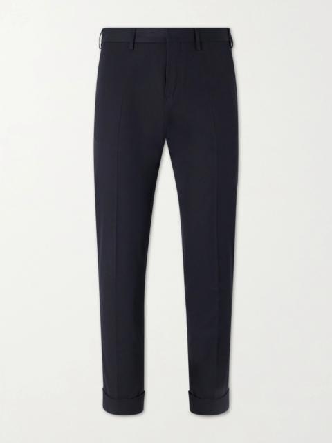 Dries Van Noten Straight-Leg Cotton and Wool-Blend Trousers
