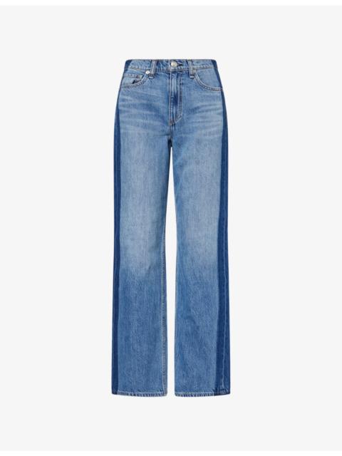rag & bone The Shea Straight-Leg Denim Jeans