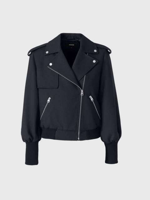 MACKAGE PONY Wool Gabardine Moto Jacket