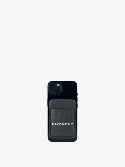 Givenchy GIVENCHY MAGNETIC CARD HOLDER IN 4G CLASSIC LEATHER