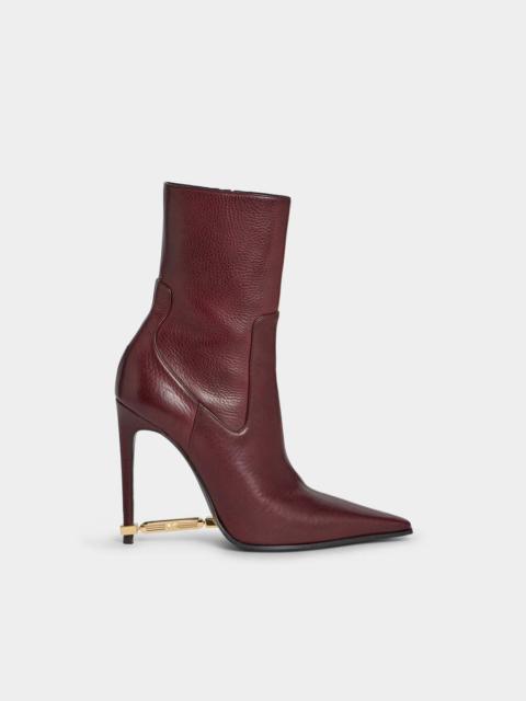 DSQUARED2 METAL BAR HEELED ANKLE BOOTS
