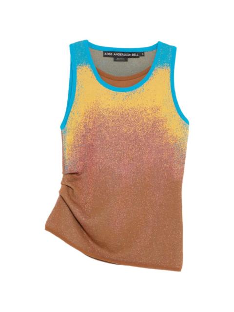 Andersson Bell Airbrush ASYM tank top