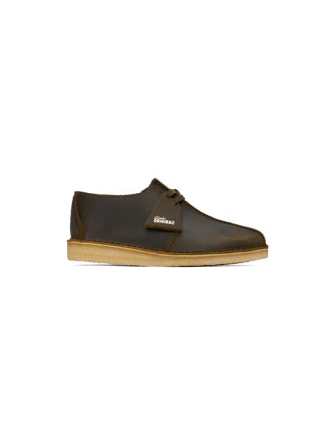 Clarks Originals Brown Desert Trek Derbys