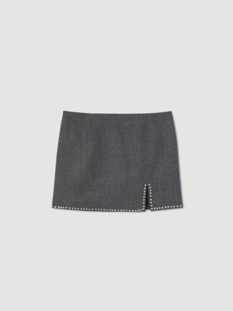Sandro Slit mini skirt