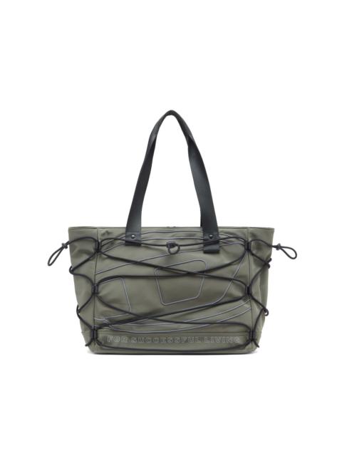 Diesel Tech-D cord-detail tote bag