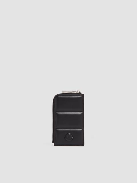 Moncler Quilted Leather Card Holder