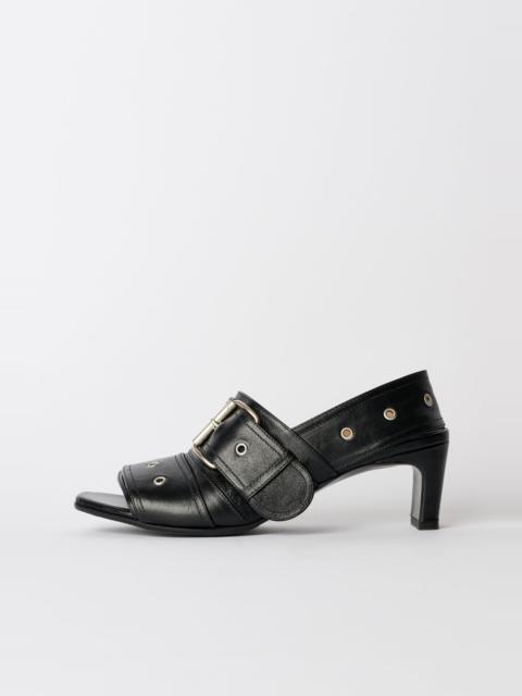 Our Legacy 4 cm Belt Sandal True Dye Black Leather