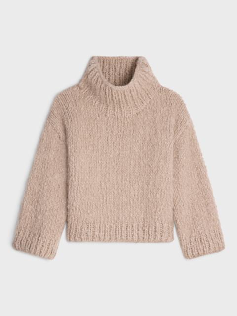 CELINE High neck sweater in cashmere wool
