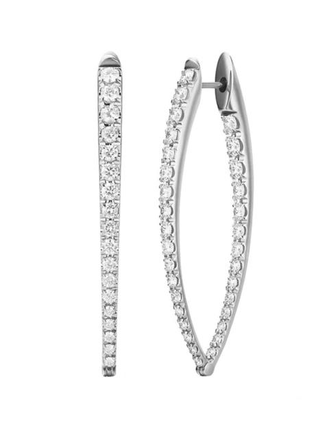 MELISSA KAYE Cristina Large Diamond Earrings