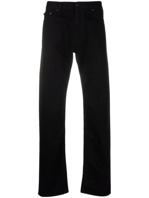 Off-White diagonals 인쇄 직사 청바지