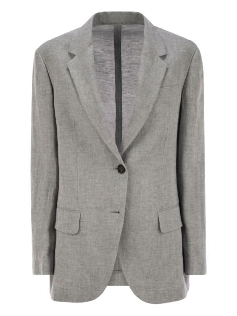 Brunello Cucinelli linen-blend blazer