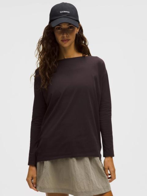 lululemon Back In Action Organic Cotton Long-Sleeve Shirt