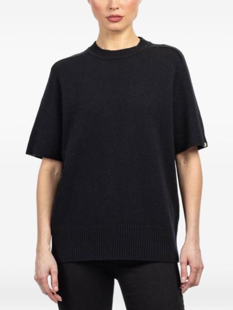 extreme cashmere short-sleeve sweater